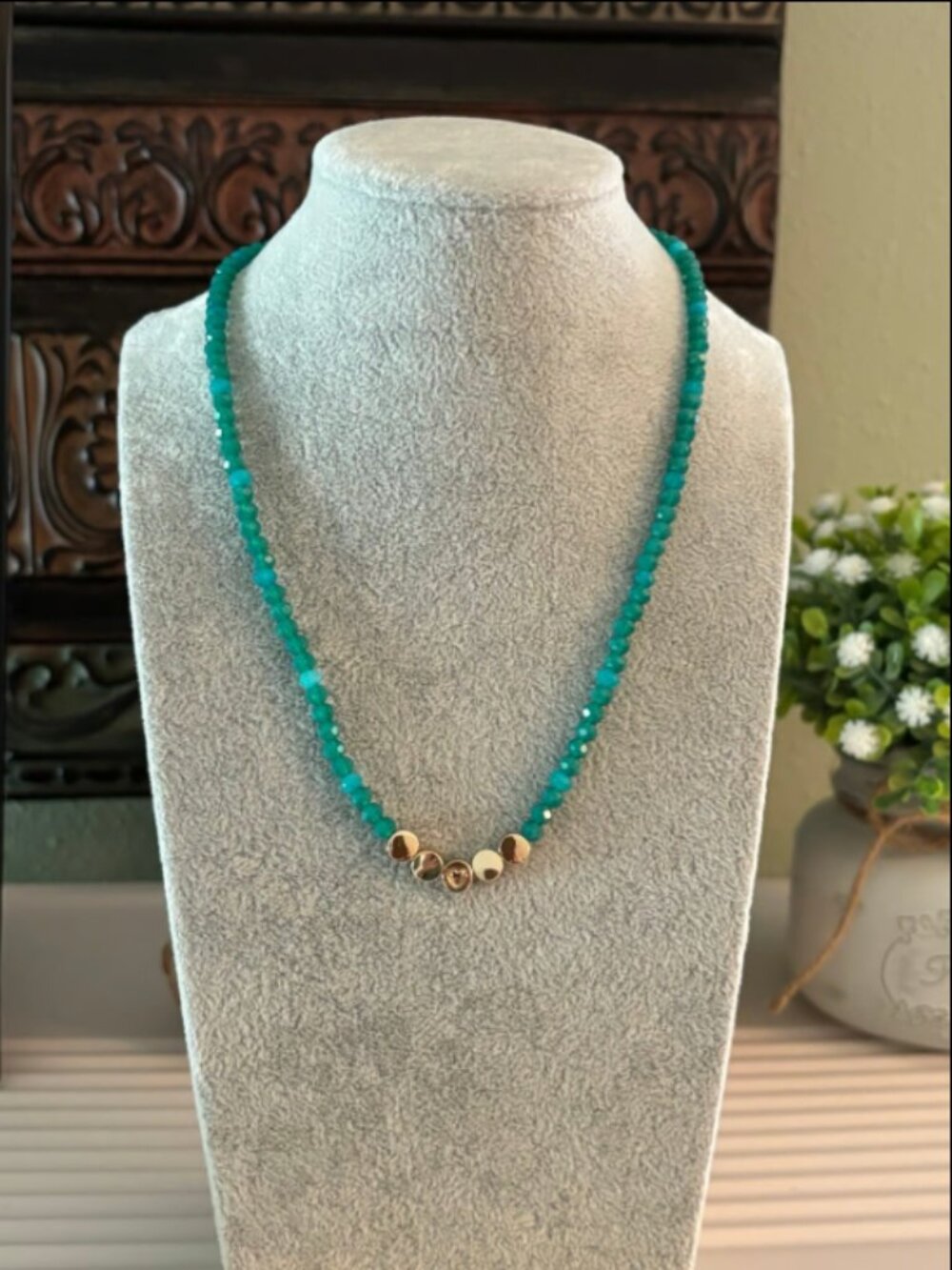 PARK LANE Freya Necklace - green